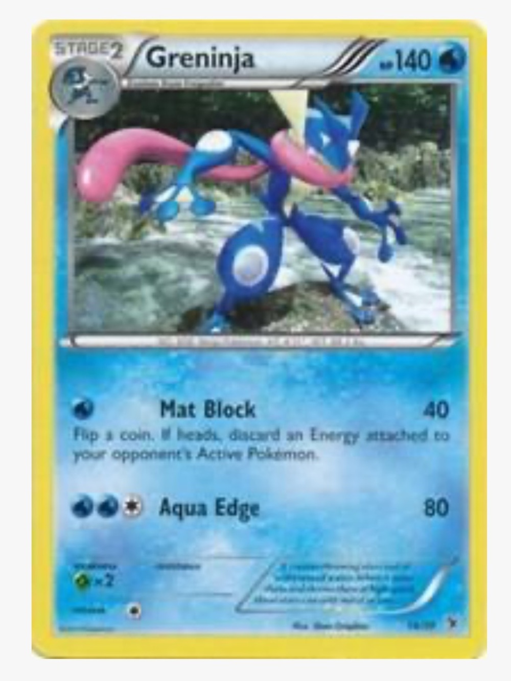 Greninja Kalos Starter Set Pokemon Trading Card